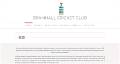 Desktop Screenshot of bramhallcc.com